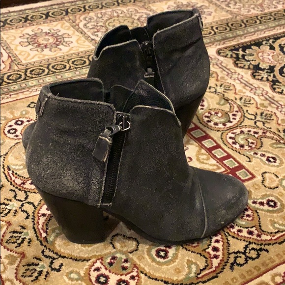 Rag and Bone black booties size 37 - Picture 1 of 3